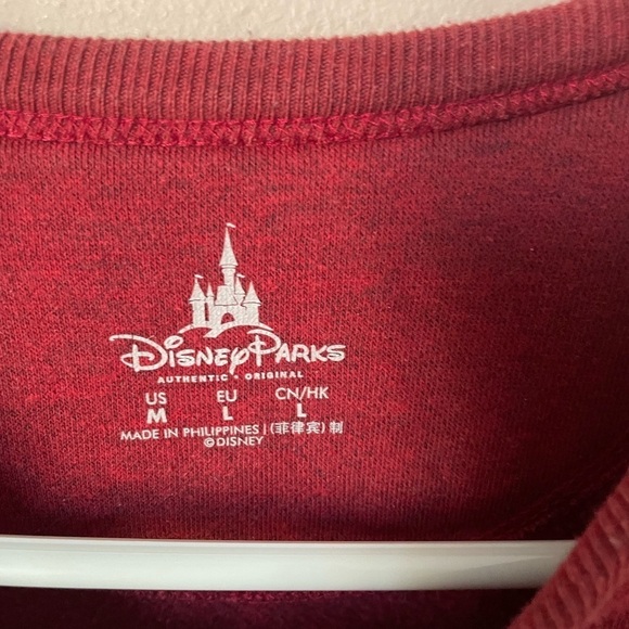 Disney Parks Burgundy Grumpy Pullover Sweatshirt Size Medium - Picture 4 of 7